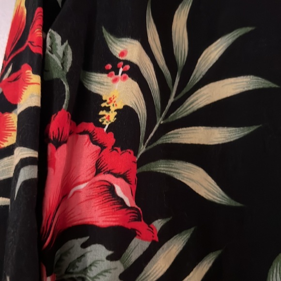 Vanity hoodie Hawaiian Print SM black jacket coat beaded unique dark floral boho - Picture 6 of 10